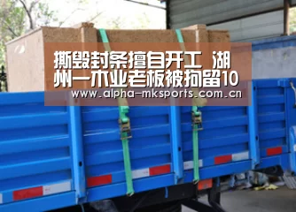撕毁封条擅自开工 湖州一木业老板被拘留10日-mk体育在线(图3) mk体育下载